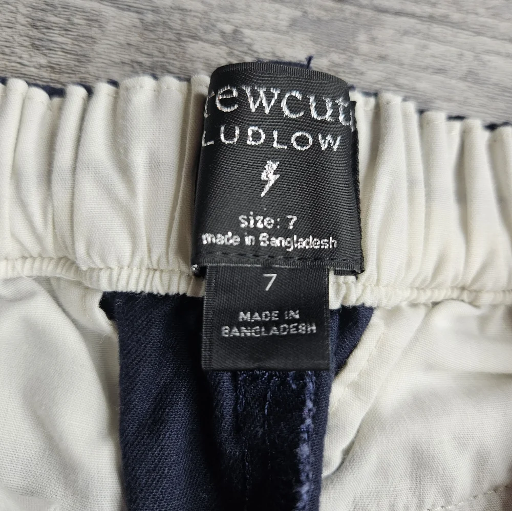 CrewCuts By J. Crew Boy's Ludlow Pants Navy Blue Size 7 Style BS291